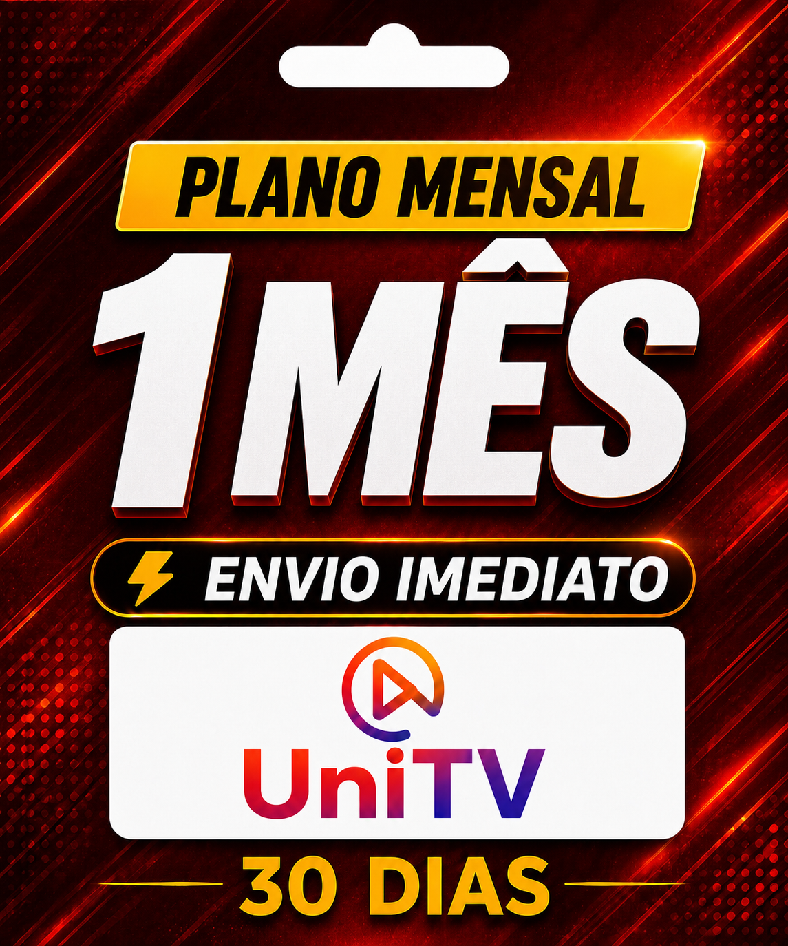 Recarga UniTV 30 Dias